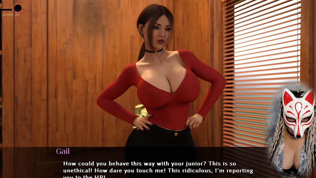 Playful MILF secretary performs a sexy office BJ and then cums on her desk